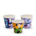 COFFEE CUP HOT VISION ART SERIES SINGLE WALL 8OZ ASSORTED DESIGNS 1000PK