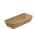 HOT DOG TRAYS CARDBOARD 190MM X 70MM X 50MM KRAFT BROWN 300PK