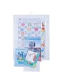 BOOK BAG WITH FLAP  HANGER LARGE 50CM X 70CM CLEAR