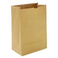 PAPER BAGS HEAVY DUTY SOS BLOCKED BOTTOM NO 4 248MM X 130MM 80MM GUSSET BROWN 500PK