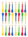 PAINT BRUSH MY FIRST PAINT BRUSH 120MM SCHOOL PACK BULB HANDLE 24PK