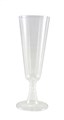 PLASTIC CHAMPAGNE FLUTE 125ML CLEAR EACH10 PACK100