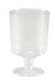 WINE GLASS ONE PIECE PLASTIC GOBLET 175ML 250PK