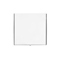PIZZA BOX 13 PLAIN WHITE WITH BROWN INNER 50PK