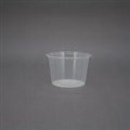 CONTAINER CHINESE PLASTIC ROUND FREEZER 540ML C20 EACH50 PACK500