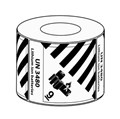 LABEL DANGEROUS GOODS PAPER LABEL WITH LITHIUM BATTERY IMAGE TRIANGLE 100MM 1000PK
