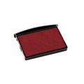 REPLACEMENT STAMP INK PAD TO SUIT COLOP S2660 METAL FRAMED DATER 45MM X 30MM RED INK