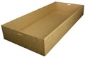 PLATTER BOARD CATERING BOX TRAY KRAFT BROWN 558MM X 252MM X 80MM LARGE 10PK
