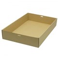 PLATTER BOARD CATERING BOX TRAY KRAFT BROWN 359MM X 252MM X 80MM MEDIUM 10PK