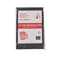 BIN LINER GARBAGE BAG 1100MM X 950MM 120L BLACK EACH25 PACK100