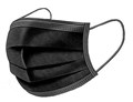 MASKS FACE MASK 3PLY DISPOSABLE 20PK BLACK