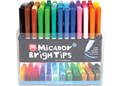 MICADOR BRIGHT TIP MARKERS 100PK
