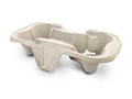 DRINK CARRY TRAY PULP BROWN EGG 2 CUP EACH50 PACK500
