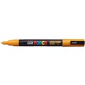 POSCA PAINT MARKER PC3M UNIBALL FINE BULLET TIP NO 3 13MM BRIGHT YELLOW