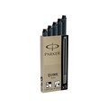 INK PARKER CARTRIDGES TUBES QUINK BLACK 5PK