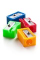PENCIL SHARPENER PLASTIC ONE 1 HOLE ASSORTED COLOURS