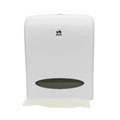 DISPENSER SLIMLINE SLIM FOLD SLIMFOLD HAND TOWEL TO SUIT ALL SLIMLINE TOWEL PLASTIC WHITE