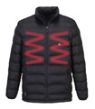 HEATED JACKET PORTWEST ULTRASONIC TUNNEL JACKET BLACK SIZE SMALL