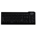 KEYBOARD SEAL SHIELD GLOW KEYBOARD B WATERPROOF WASHABLE  DISHWASHER SAFE BLACK