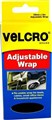 VELCRO ADJUSTABLE STRAP 19MM X 3MM WHITE