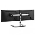 MONITOR ARM DUAL DOUBLE HORIZONTAL FREE STANDING 