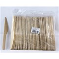 CUTLERY WOODEN BAMBOO KNIFE KNIVES 160MM 100PK