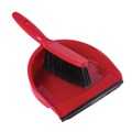 DUST PAN DUSTPAN  BROOM SET RED