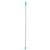 HANDLE ALUMINIUM MOP 15MX22MM GREEN