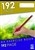 EXERCISE BOOK 8MM FEINT RULED SECTION STAPLED E819 A4 192 PAGE 