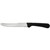 KNIFE STEAK CUTLERY 120MM STAINLESS STEEL BLADE HANDLE BLACK 12PK