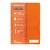 SCENTED NOTEBOOK COLOURHIDE 120 PAGE A5 ORANGE SCENTED