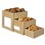 DISPLAY STAND 3 TIER SMALL SET OF 3 WOODEN
