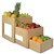 DISPLAY STAND 3 TIER LARGE SET OF 3 WOODEN