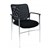 MATIC MARTIN 4 LEG MESH BACK VISITOR CHAIR WITH ARMS