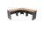 STELLA PILOT P12 DESK CORNER UNIT ONLY 900 X 900 X 600MMD BEECHIRONSTONE