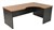 STELLA PILOT DESK 1800W X 750D LEFT X 1200W X 600D RIGHT BEECH  IRONSTONE MR P54R