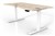 DESK FRAME SIT  STAND 2 LEG VERTILIFT WHITE FRAME ONLY