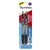 PAPER MATE PROFILE RETRACTABLE 10MM BALL POINT PEN BLACK 2PK