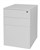 KIS METAL MOBILE PEDESTAL 390W X 520D X 600H 2 BOX1 FILE DRAWER WHITE MR