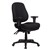 STYLE ERGONOMICS LOGAN MULTI SHIFT CHAIR WITH ARMS BLACK