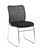 CHAIR YS DESIGN STUDIO VISITOR YS41 BLACK MESH BACK AND FABRIC SEAT 