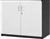 CUPBOARD CABINET OXLEY STORAGE 900W X 450D X 900MMH WHITE IRONSTONE