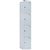 GO STEEL LOCKER 4 DOOR 380 X 455 X 1830MM WITH BUTTERFLY LOCK SILVER GREY