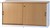 CREDENZA CUPBOARD CABINET OXLEY 1200W X 450D X 730MMH OAK  WHITE