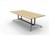 RAPIDLINE TYPHOON MEETING TABLE 1800 X 900 X 750MM NATURAL OAK TOP