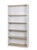 BOOKCASE SHELVING OXLEY BC18 5 SHELVES 1800 X 315 X 900MM OAK  WHITE