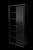 CUPBOARD CABINET GO TAMBOUR DOOR 1981 X 900 X 473 WITH 5 SHELVES BLACK