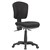 STYLE ERGONOMICS ORIEL RANGE MEDIUM BACK CHAIR BLACK SPADE VINYL