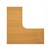 DESK YS DESIGN WORKSTATION TOP ONLY 1500MM X 1500MM X 750MM D BEECH