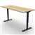 RAPIDLINE BOOST BLACK HEIGHT ADJUSTABLE DESK 1800 X 900MMW TOP NATURAL OAK